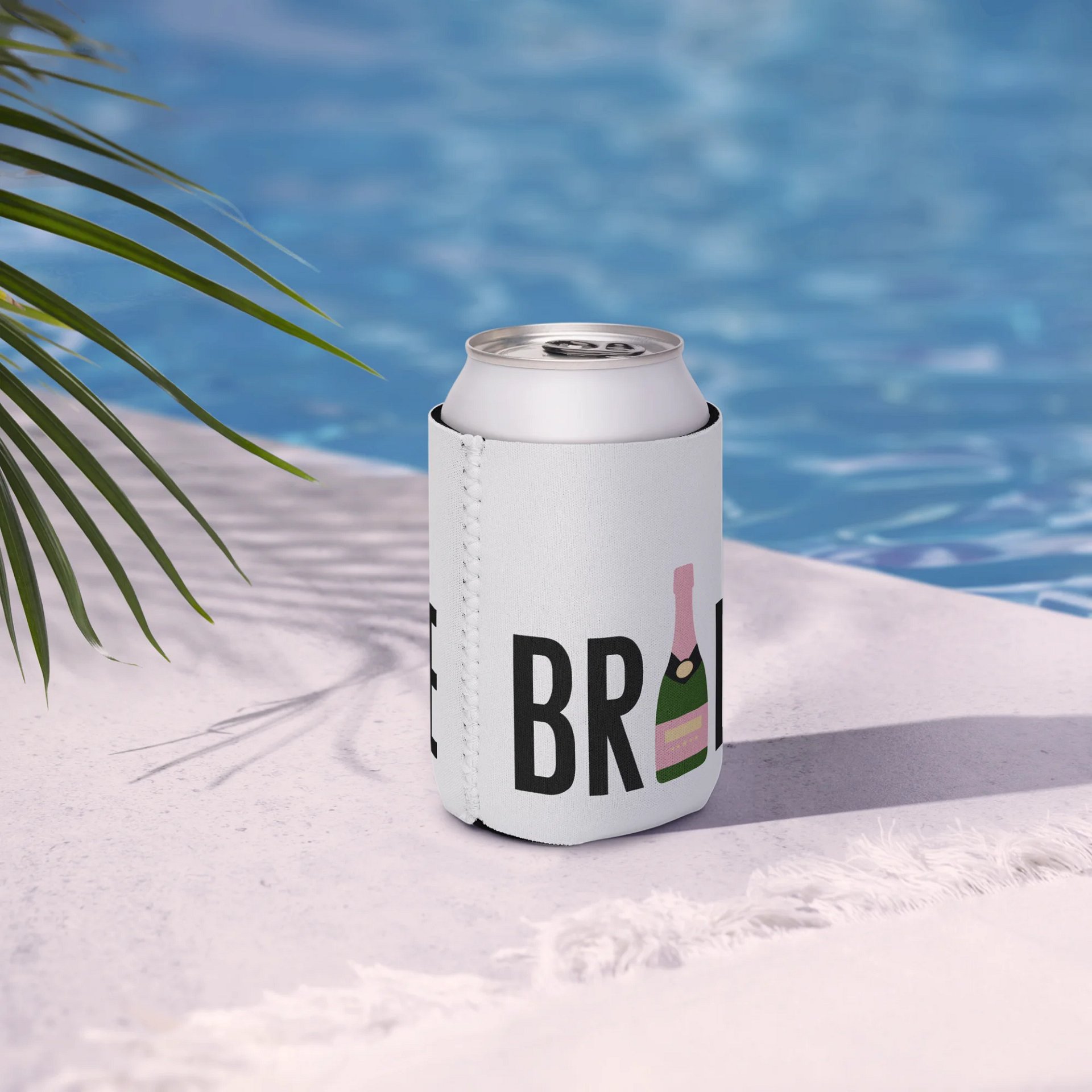 🥂Bride Drink Koozie – Champagne Bottle Wedding Can Cooler | Bachelorette Party Favor, Bridal Shower Gift product image (6)