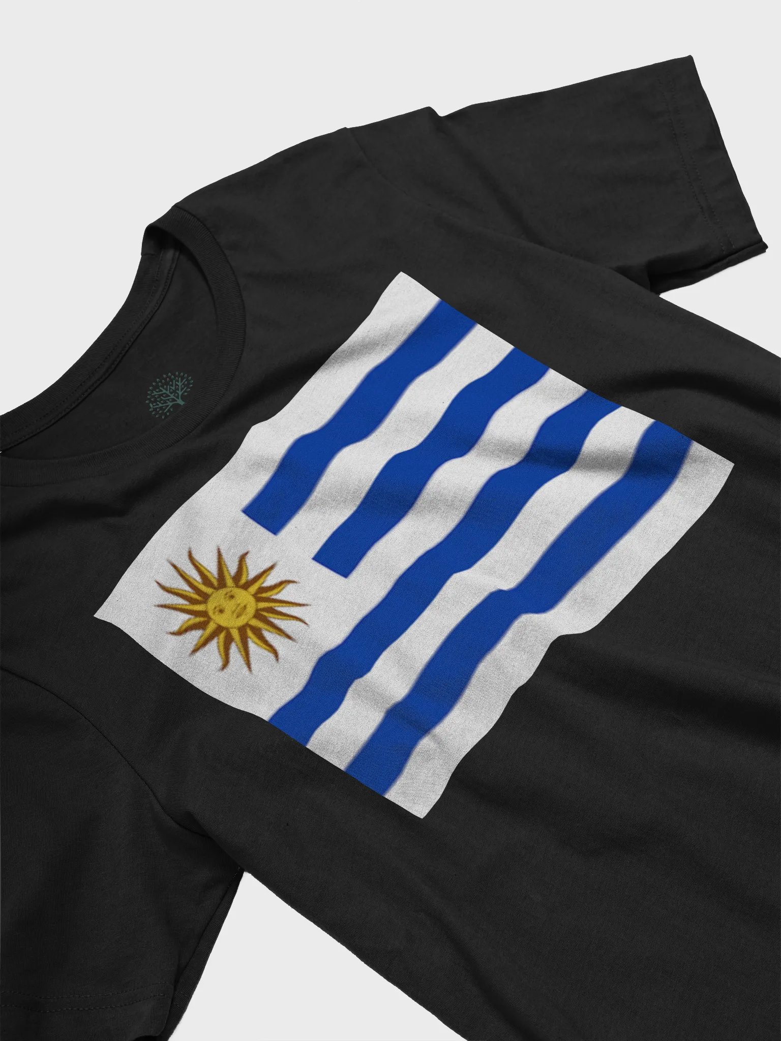 Exclusive Supersoft Unisex T-Shirt with Uruguayan Flag Design product image (5)