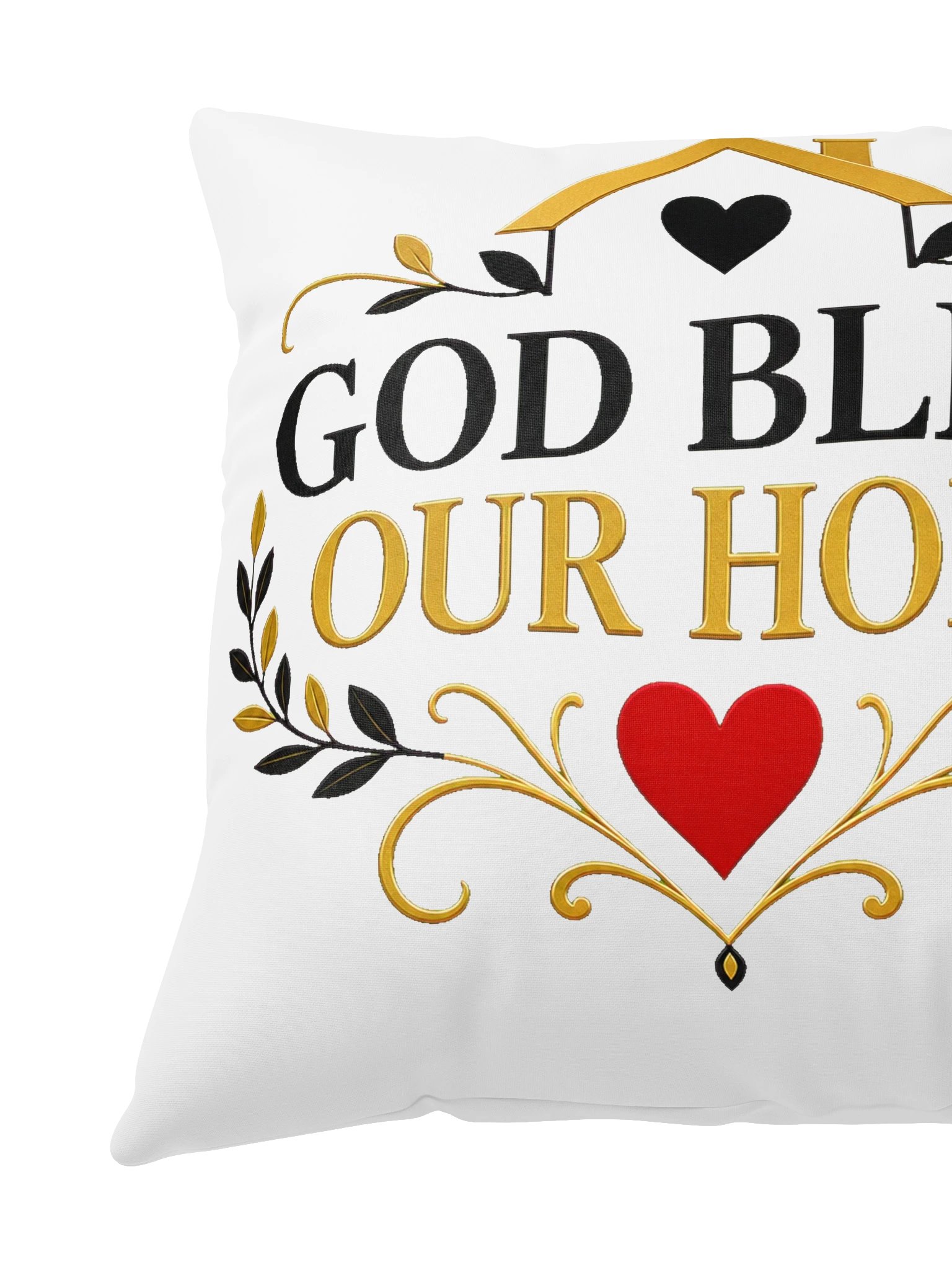 Chantal Hakiza God Bless Our Home Pillow product image (3)