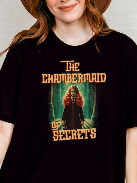 Ginny Chambermaid of Secrets Funny Vintage Pulp Mystery Harry Potter Shirt product image (4)