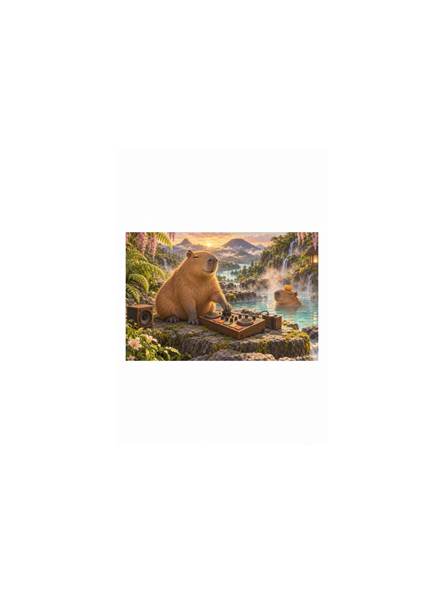 Chill Frequency Small Art Print product image (1)