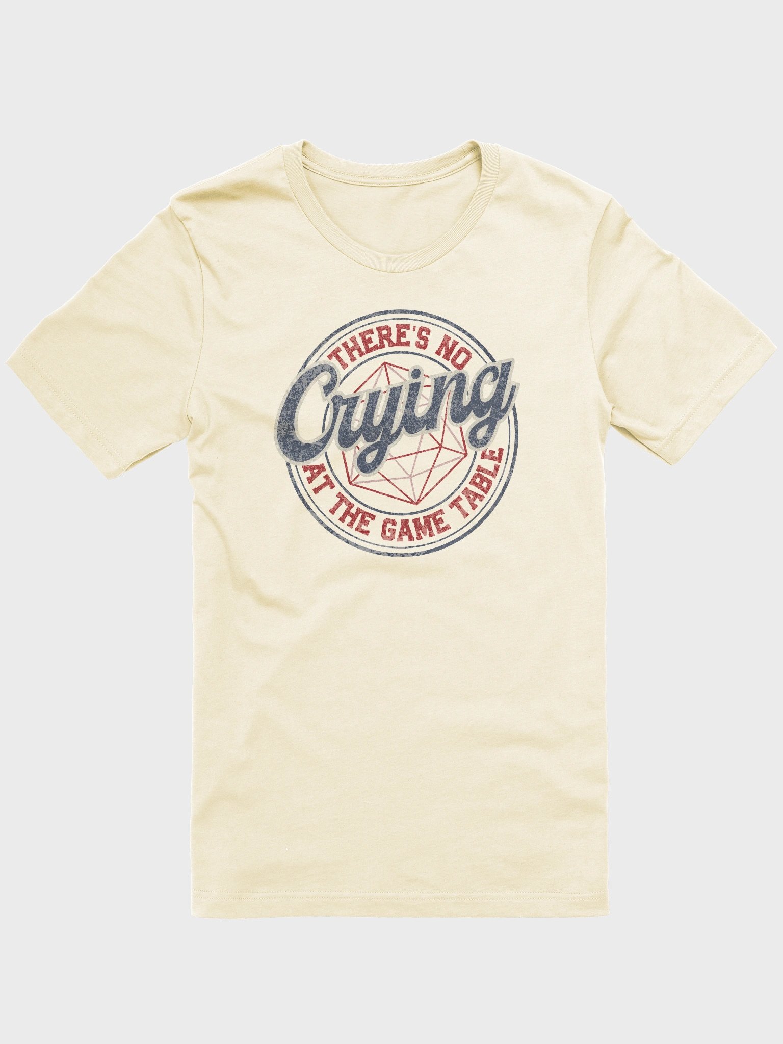There's No Crying At The Board Game Table - Board Game T-shirt, Cream product image (5)
