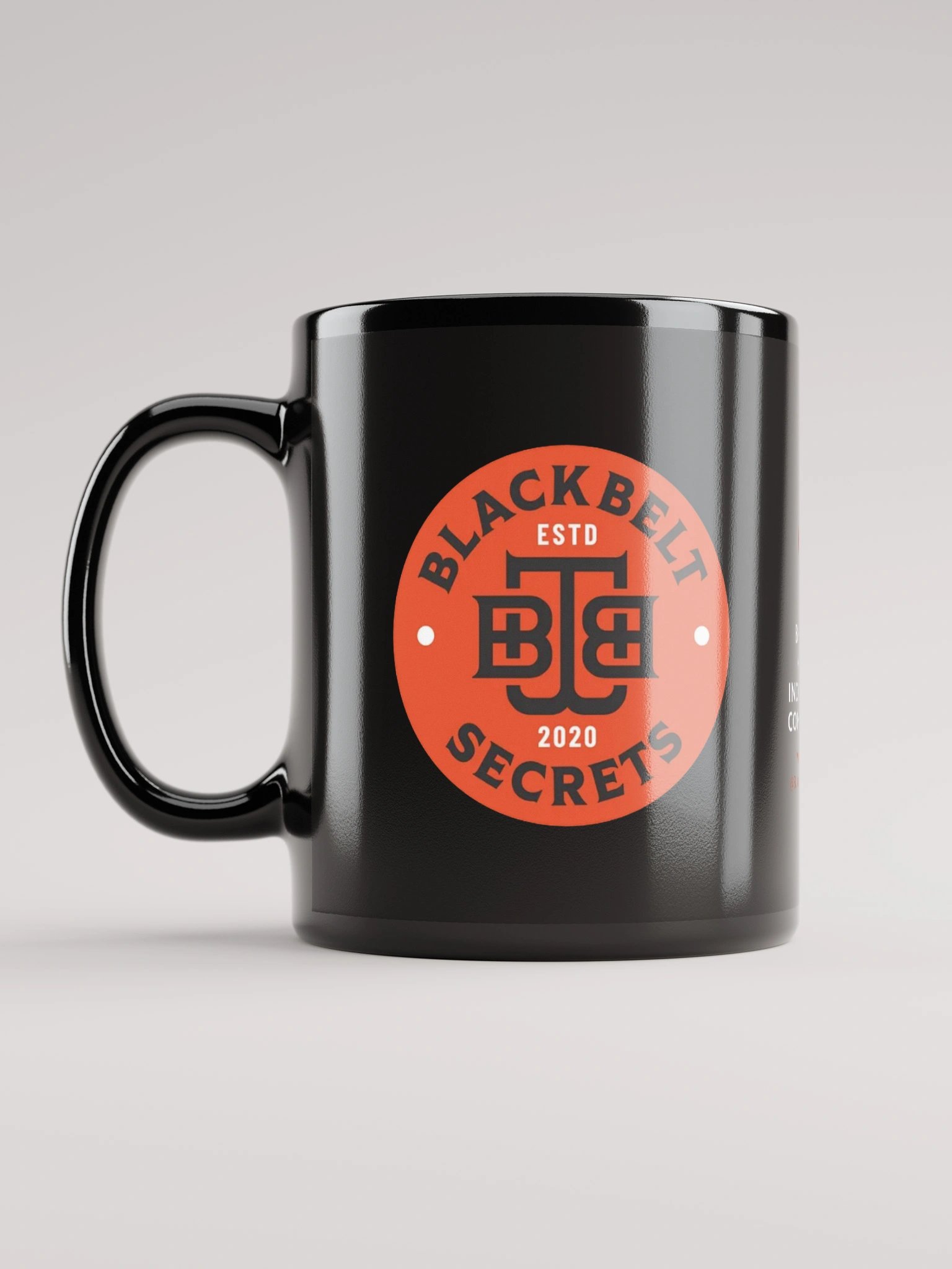 BBS Red Roundel Black 11oz Mug product image (6)