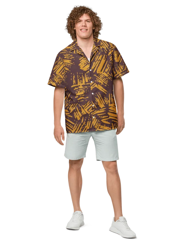 His House Aloha Shirt - Tiger Eye product image (1)