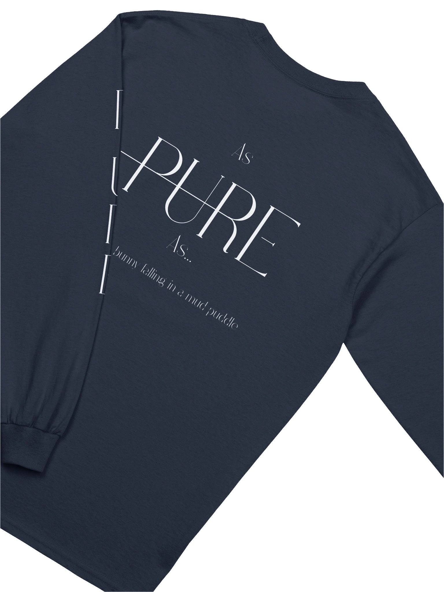 Scribbled Style Long Sleeve Tee product image (4)