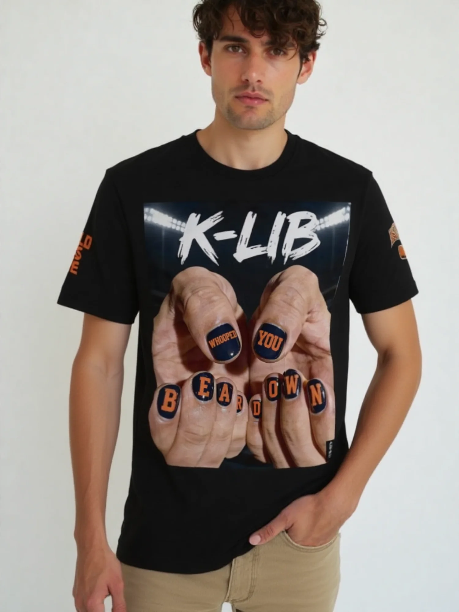 K-Lib “Bear Down” Punch Tee | Chicago | Football | Rival Locker product image (1)