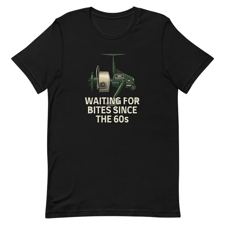 Abu Cardinal 33 Reel "Waiting for Bites Since the 1960s" T-Shirt product image (8)
