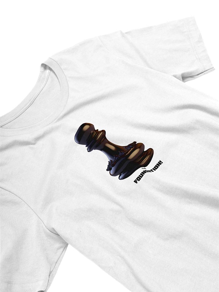 Glossy Black Pawn Chess Piece T-Shirt product image (56)