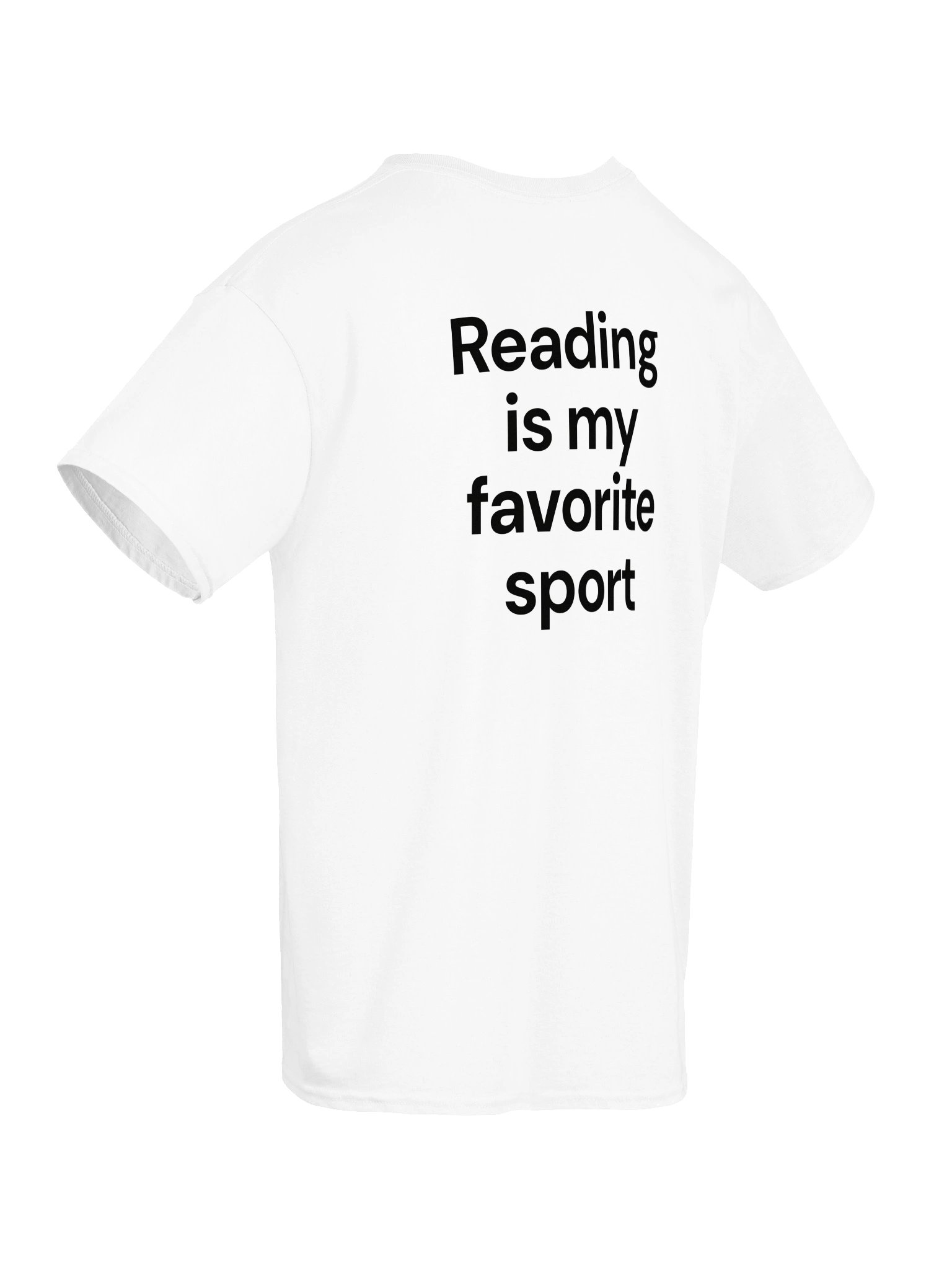 "Reading Is My Favorite Sport" T-Shirt (Grown ups) product image (28)