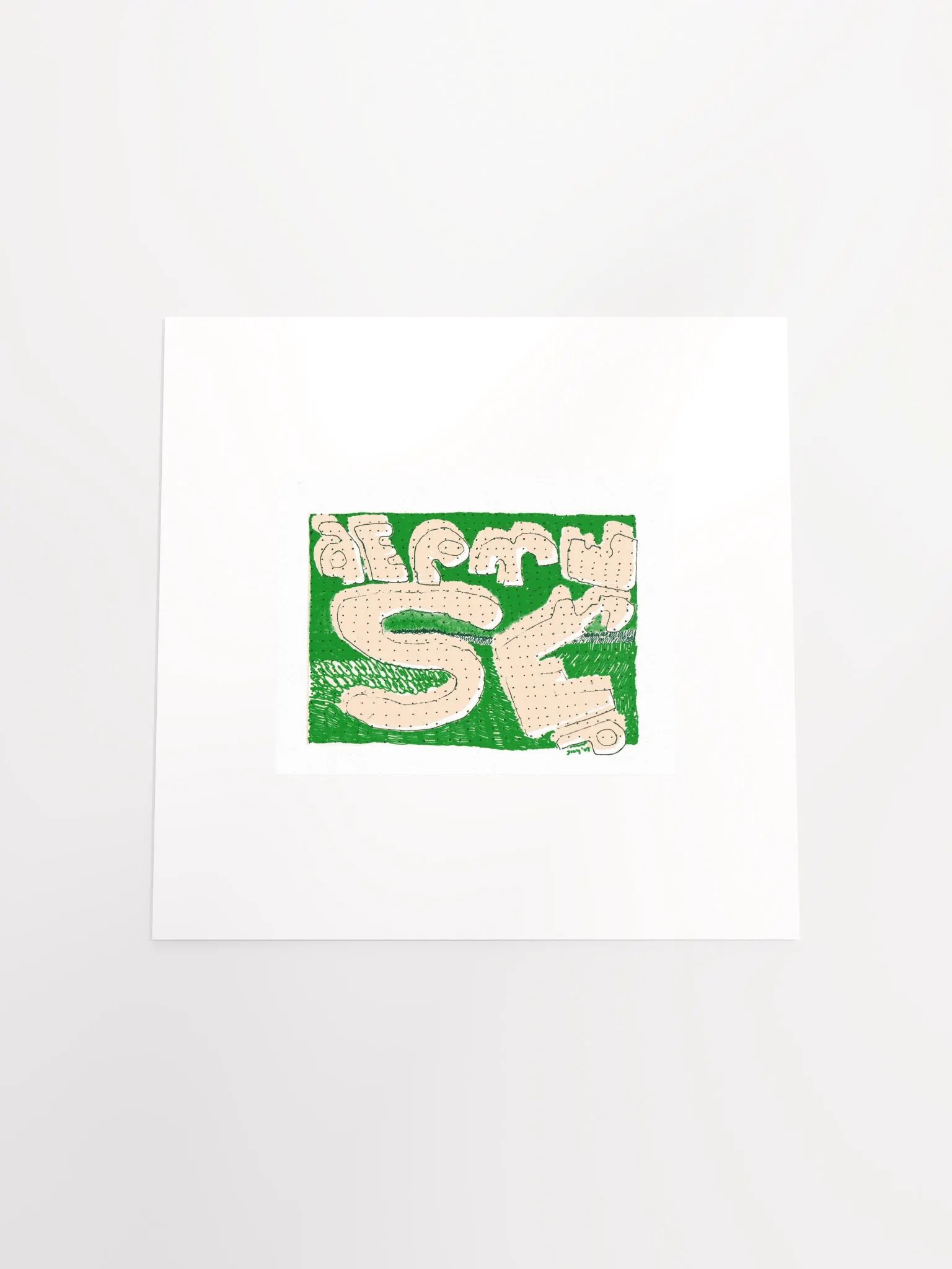 depressed panel card print product image (2)