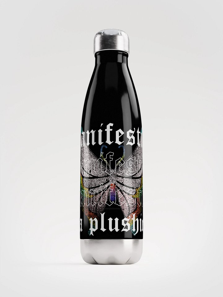 Manifesting a Plushie Stainless Steel Water Bottle - Grunge Butterfly Edition product image (1)