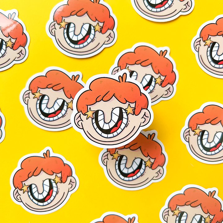 Happy sticker product image (1)