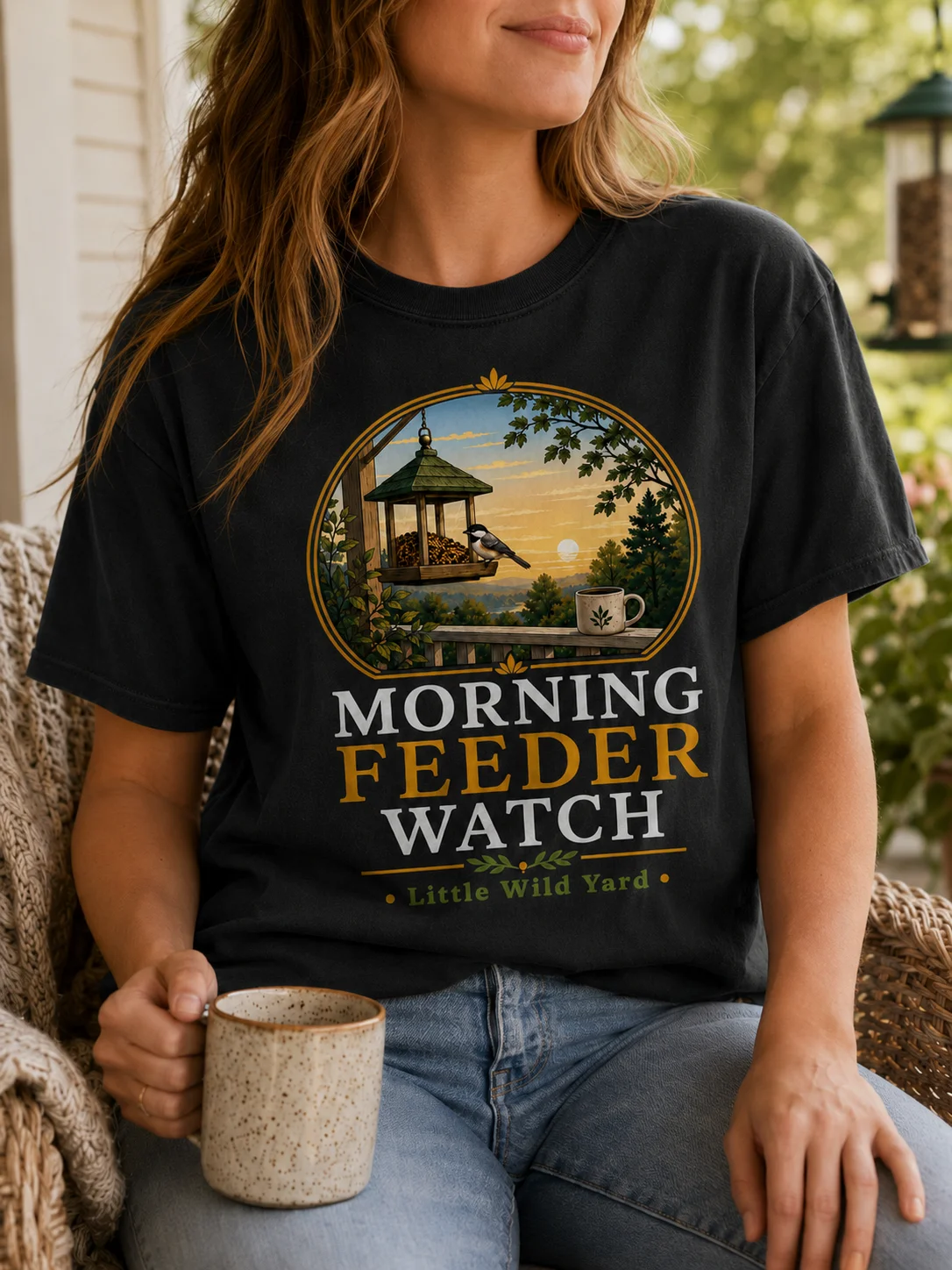 Morning Feeder Watch T-shirt product image (2)
