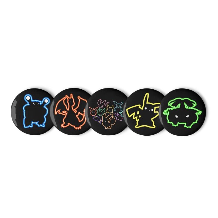 Neon Squad Pins product image (1)