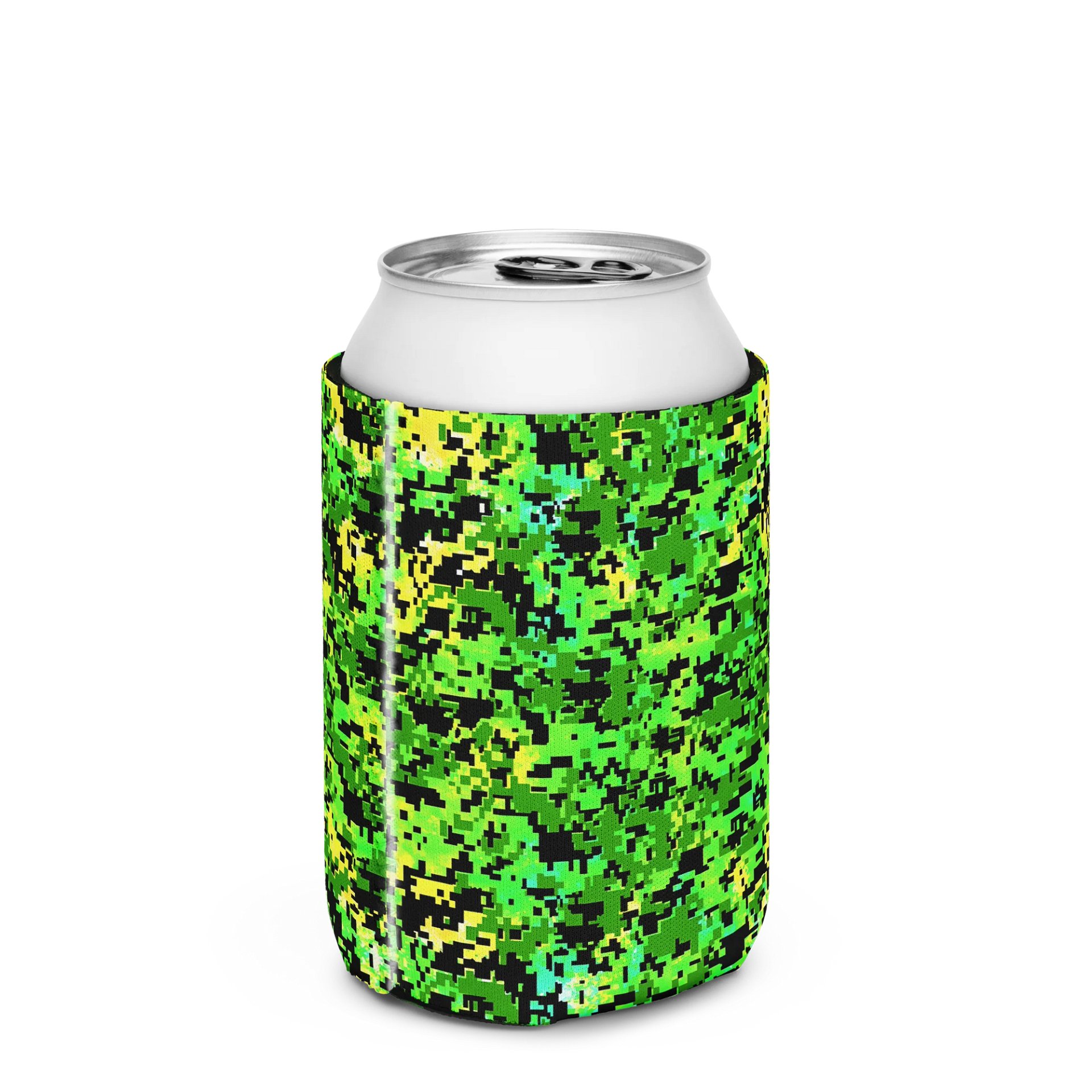 Pixelated Camo Can Cooler product image (3)
