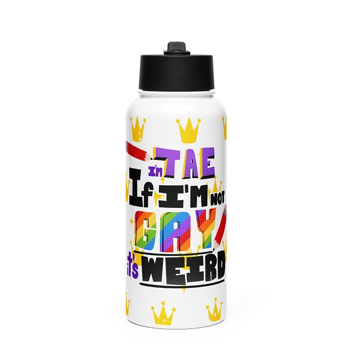JUST TAE: It's Weird Pride Waterbottle 2026 *LIMITED* product image (1)