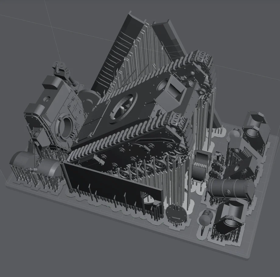 Grim Churchill Main Battle Tank STLs product image (7)