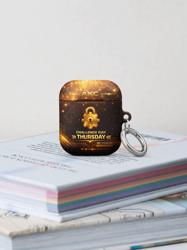 • AKC // Challenge Day Thursday AirPods® Case (Gen 1 & Gen 2) | Arkfall Kitty Collective product image (6)