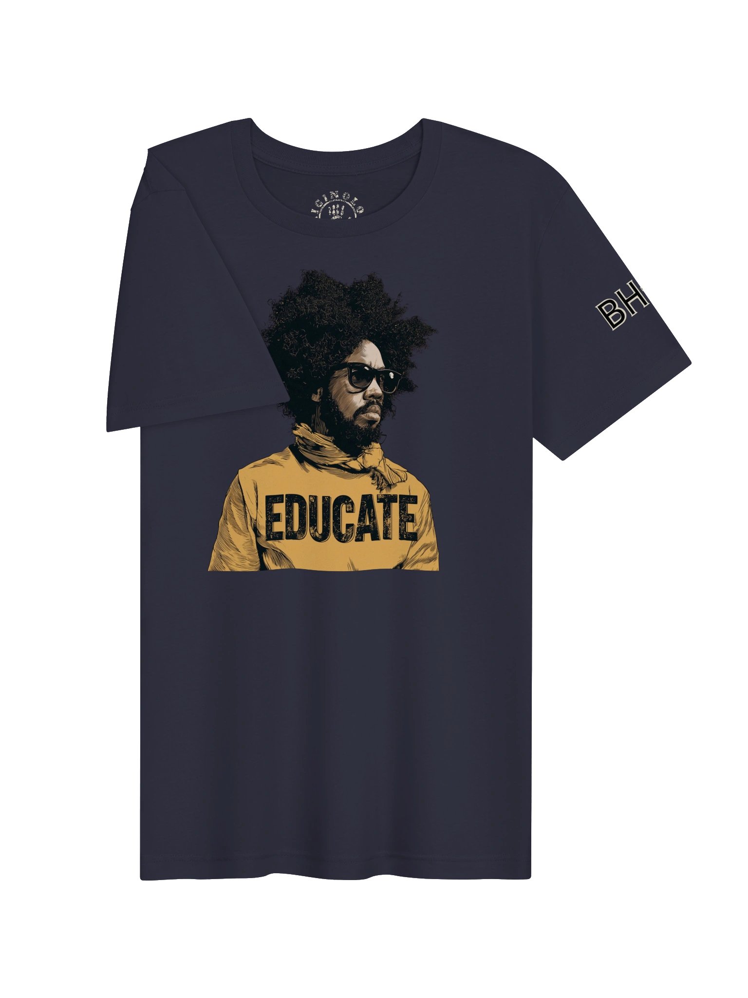 Educate T-Shirt (2) | Knowledge Is Power | Afro Design | Originology | Black History X product image (4)