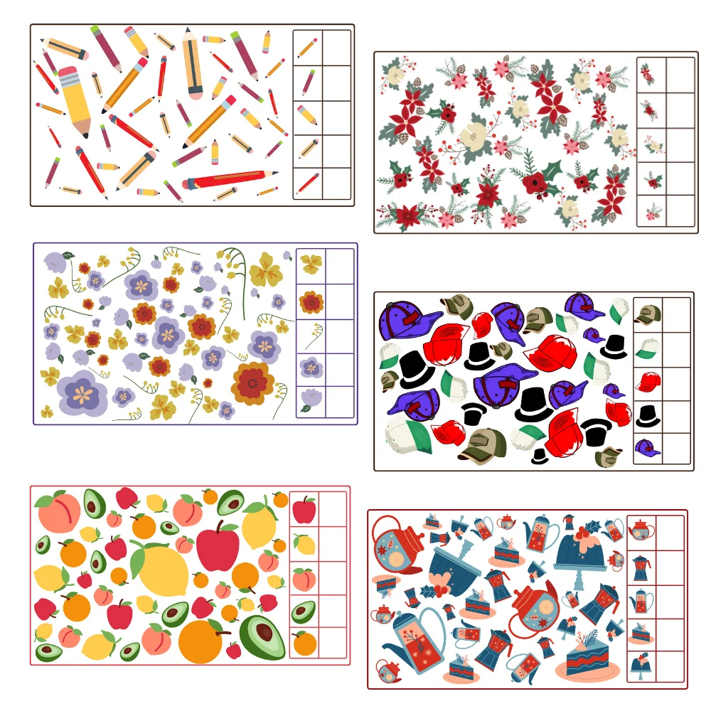 كراس ملون في عد الكميات مستوى صعب 40 صفحة | Booklet counting - Hard level 40 pages product image (3)