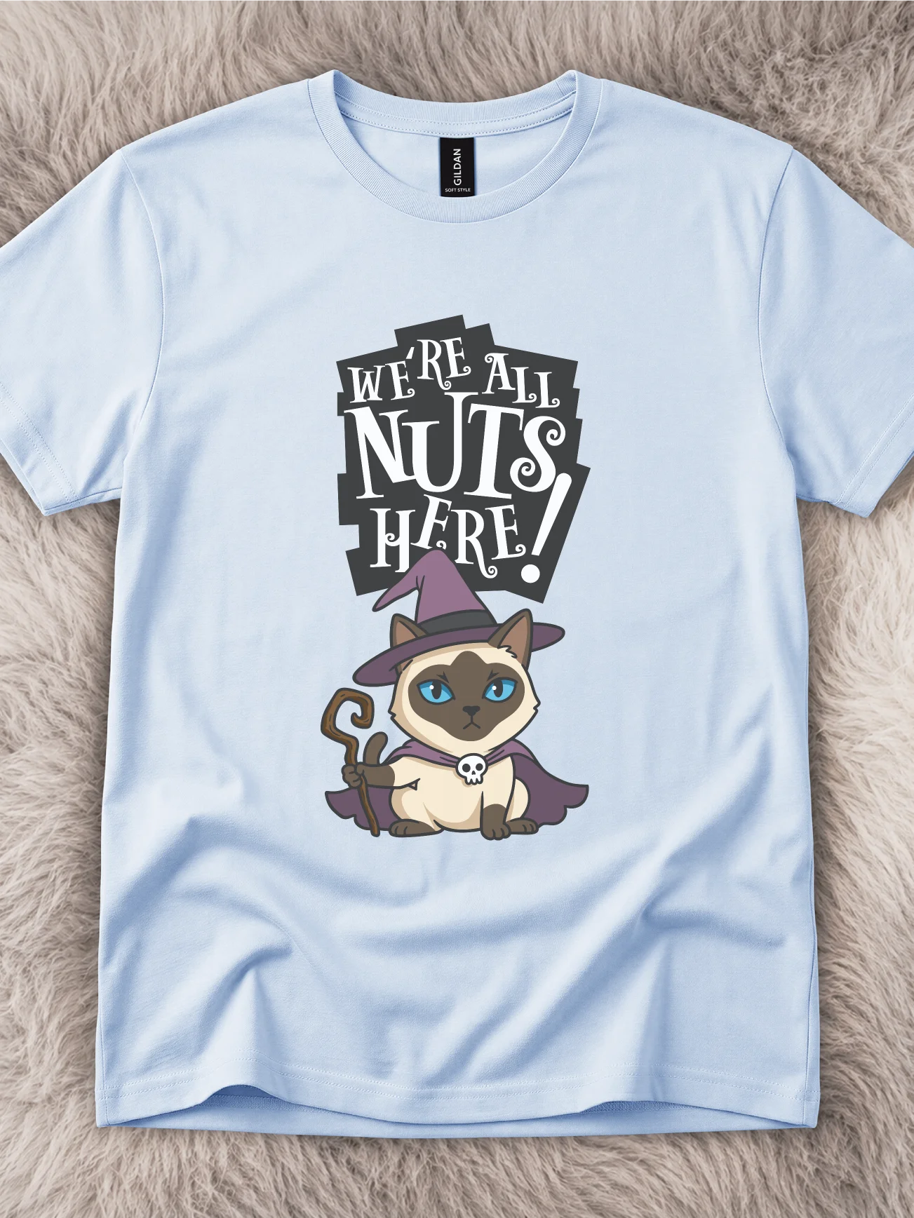 We're All Nuts Here Siamese Cat Shirt product image (1)