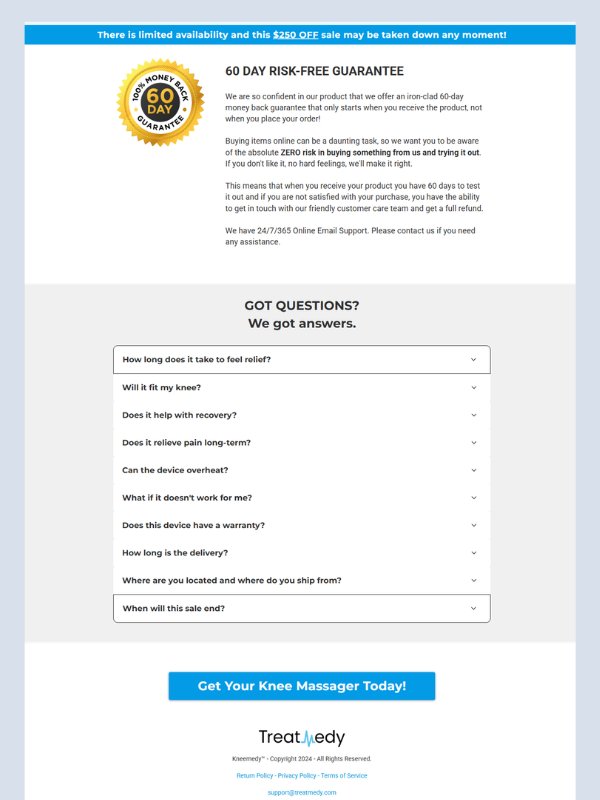 KneeRelief Pro – Pain Therapy Template product image (7)