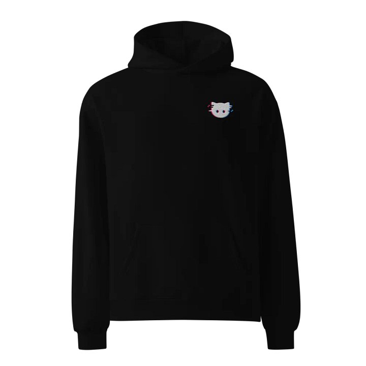 Land of Kittens Glitch Oversized Hoodie product image (1)