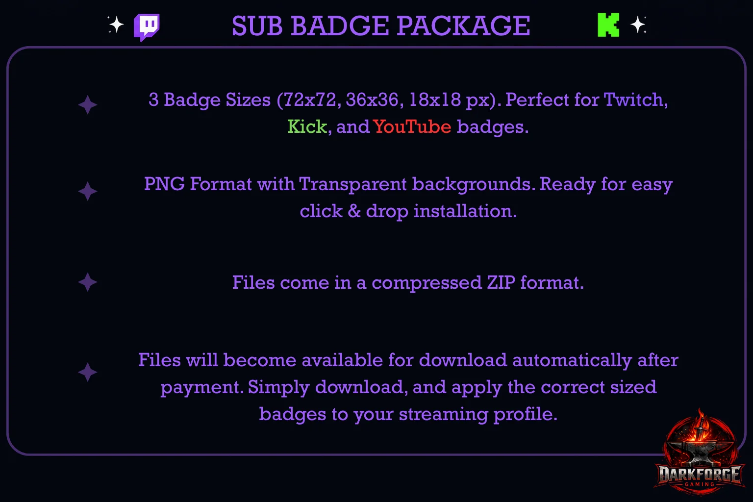 Pumpkin Sub Badges product image (3)