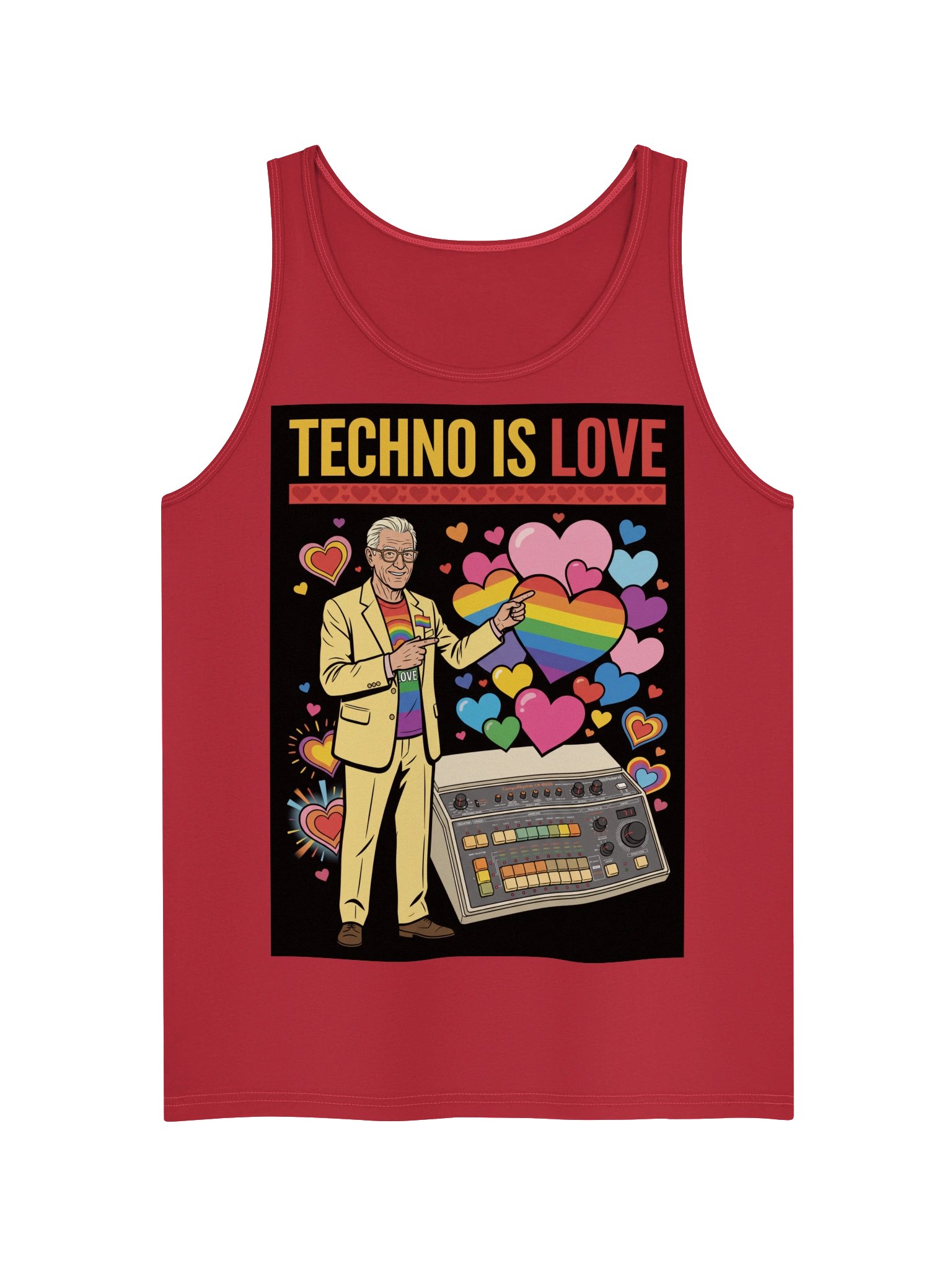 Techno is Love tank top product image (1)