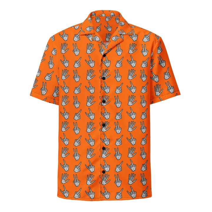 Bone Zone pattern button down shirt product image (2)