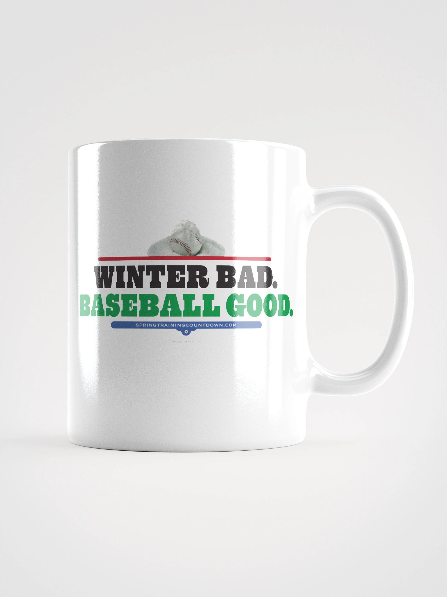 Winter Bad Baseball Good Mug product image (2)