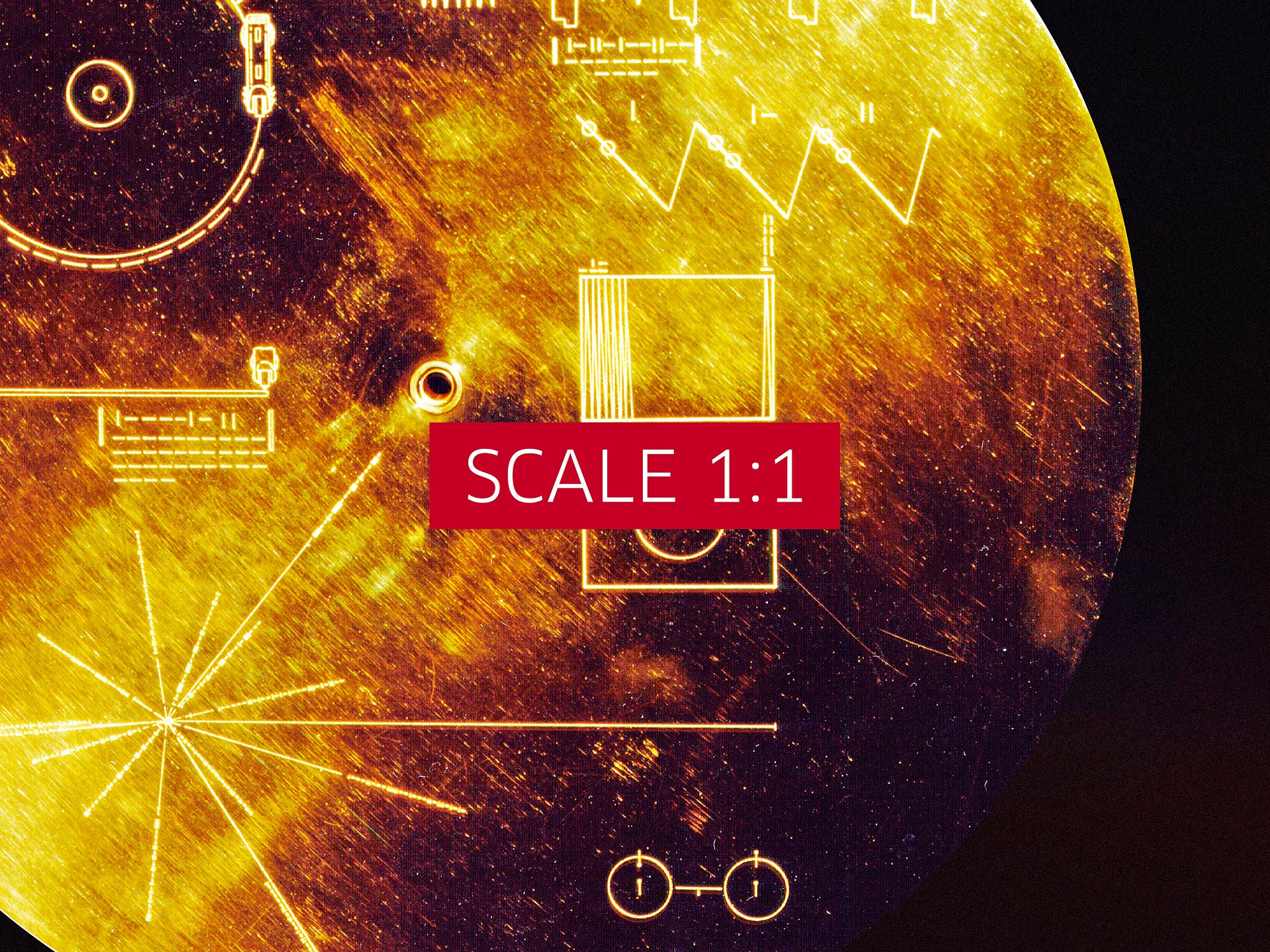 NASA Voyager 1 Golden Record — space poster, science print product image (6)