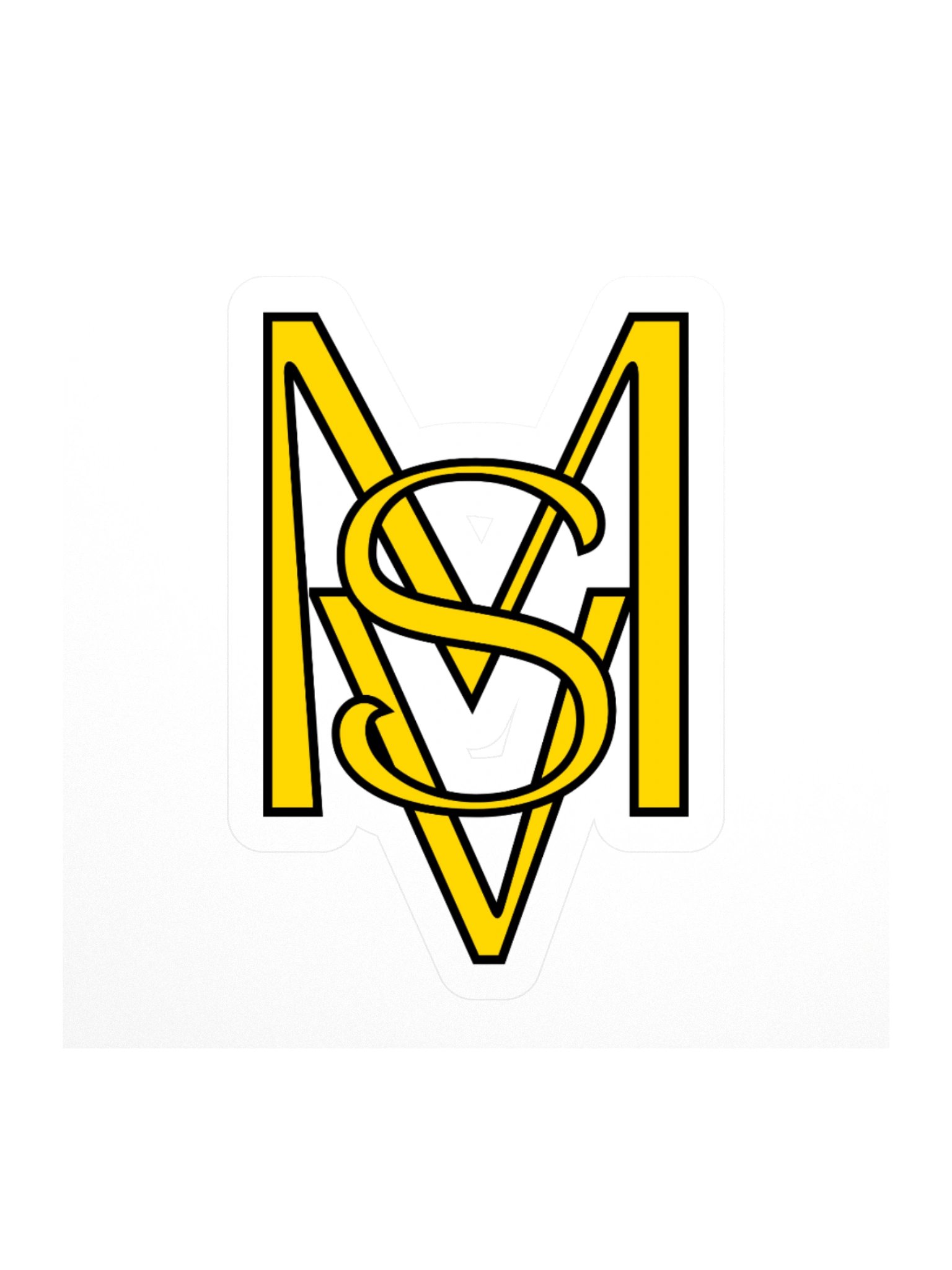 MsVerga Logo Kiss Cut Sticker | Fierce. Focused. Fearless. product image (3)