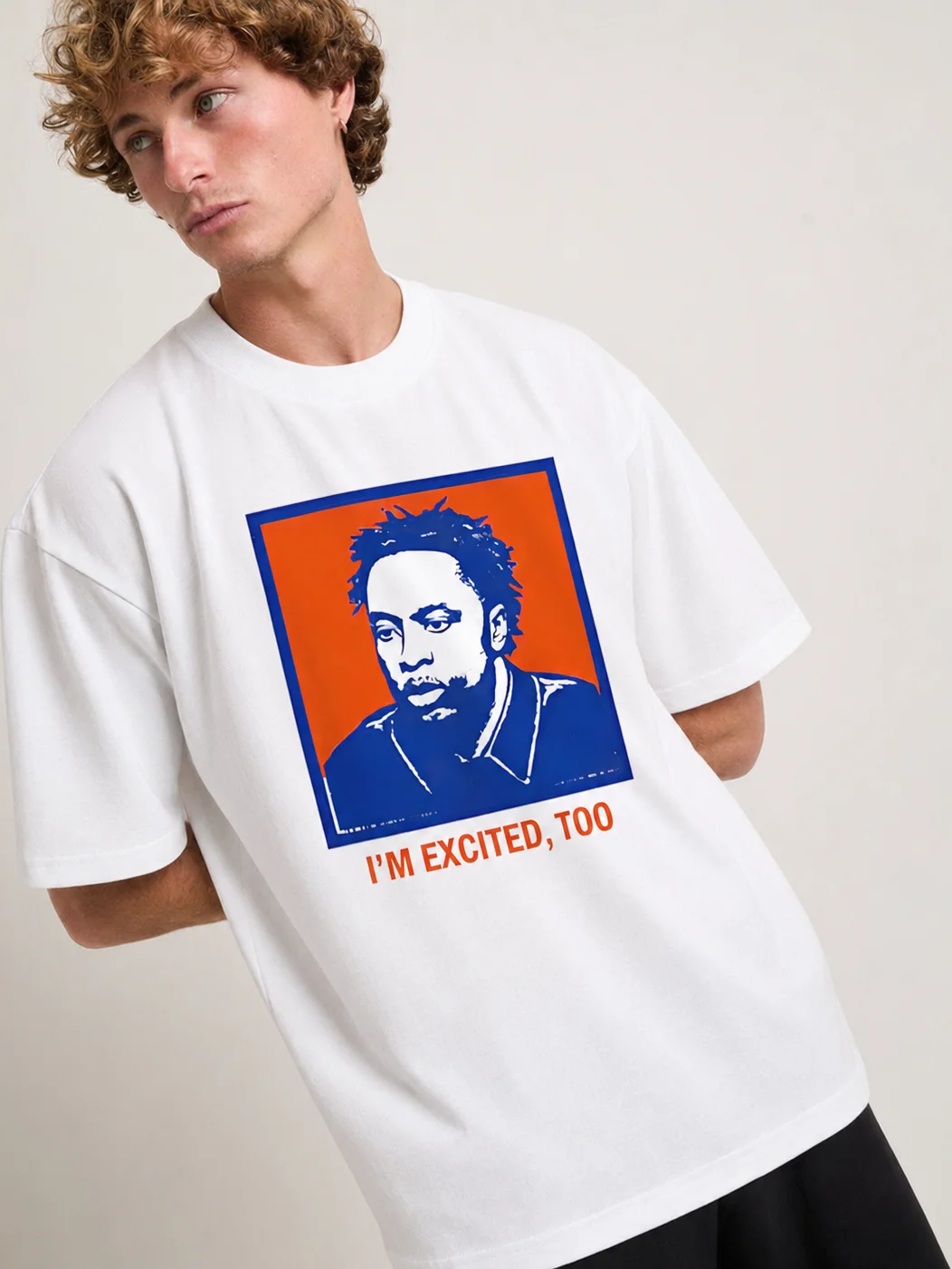 I’m Excited Too Shirt – Funny Positive Statement Graphic Tee product image (3)