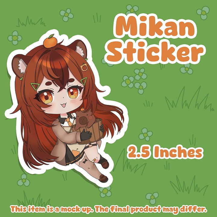 Mikan Birthday Sticker product image (1)