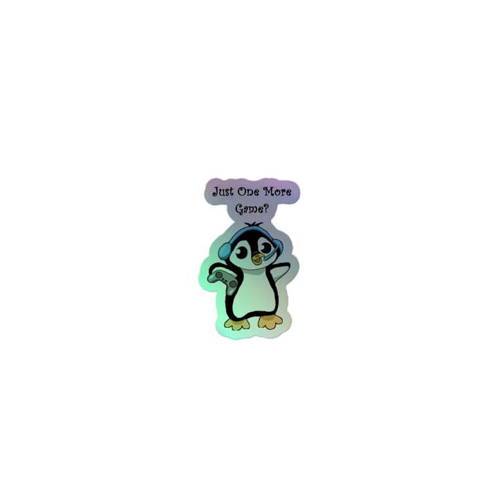 Just one more game? sticker product image (1)