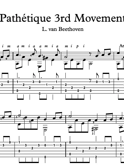 Pathétique 3rd Movement by Beethoven product image (2)