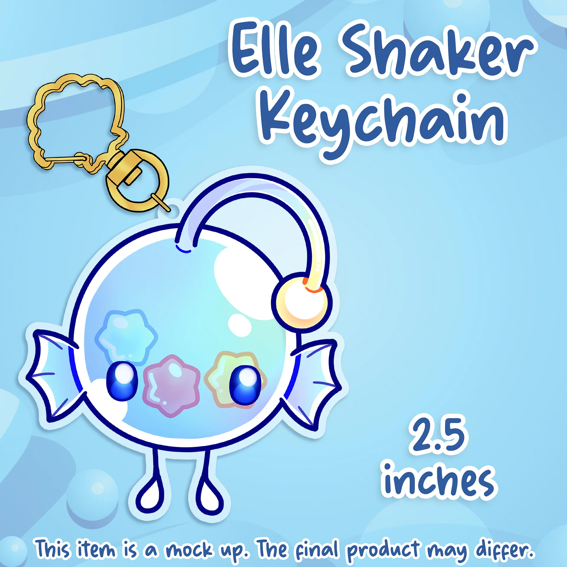 Elle Birthday Shaker Keychain product image (2)