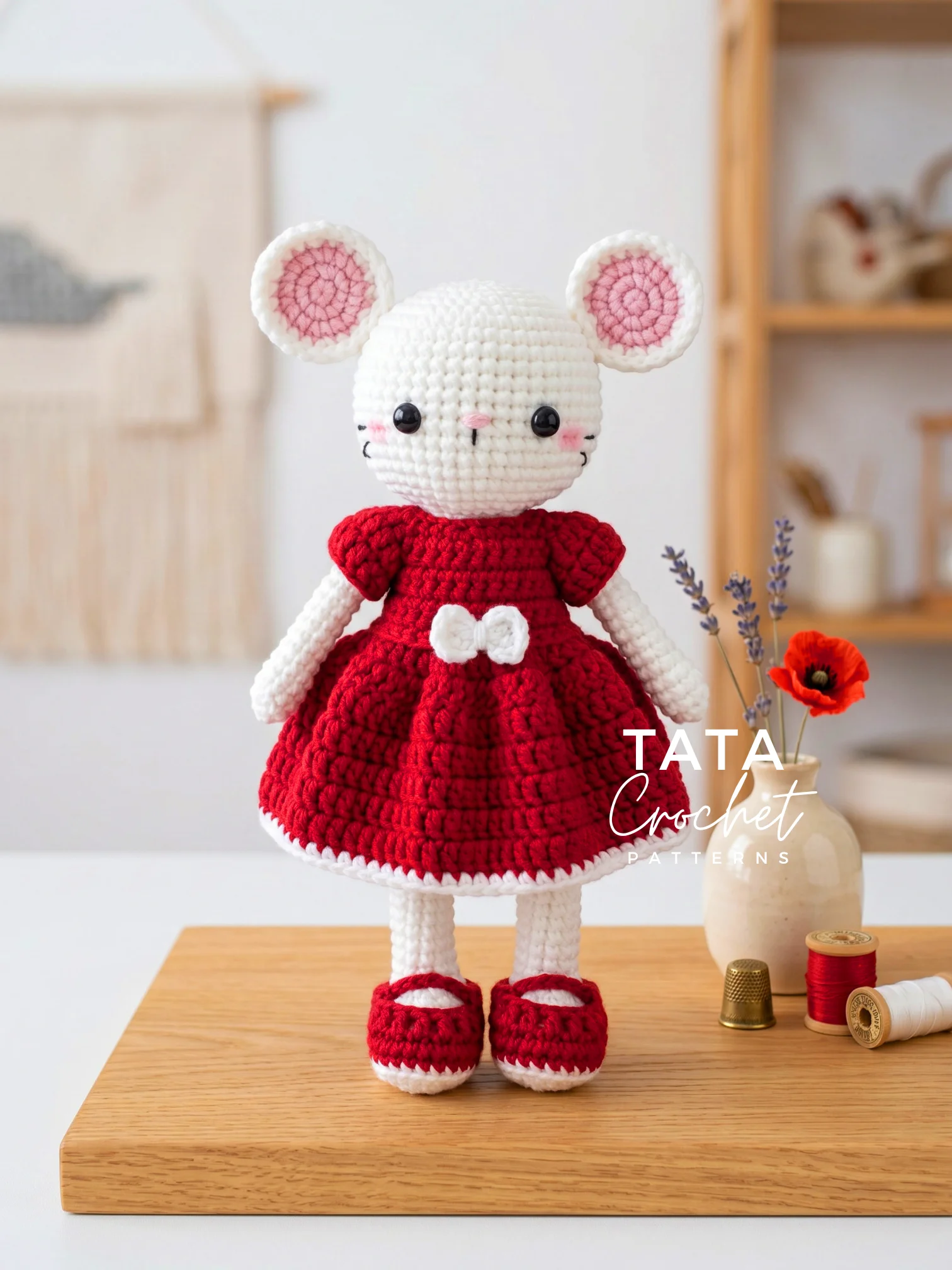 PDF Pattern | Maya the Clever Mouse – Amigurumi Animal Doll Crochet Pattern product image (3)