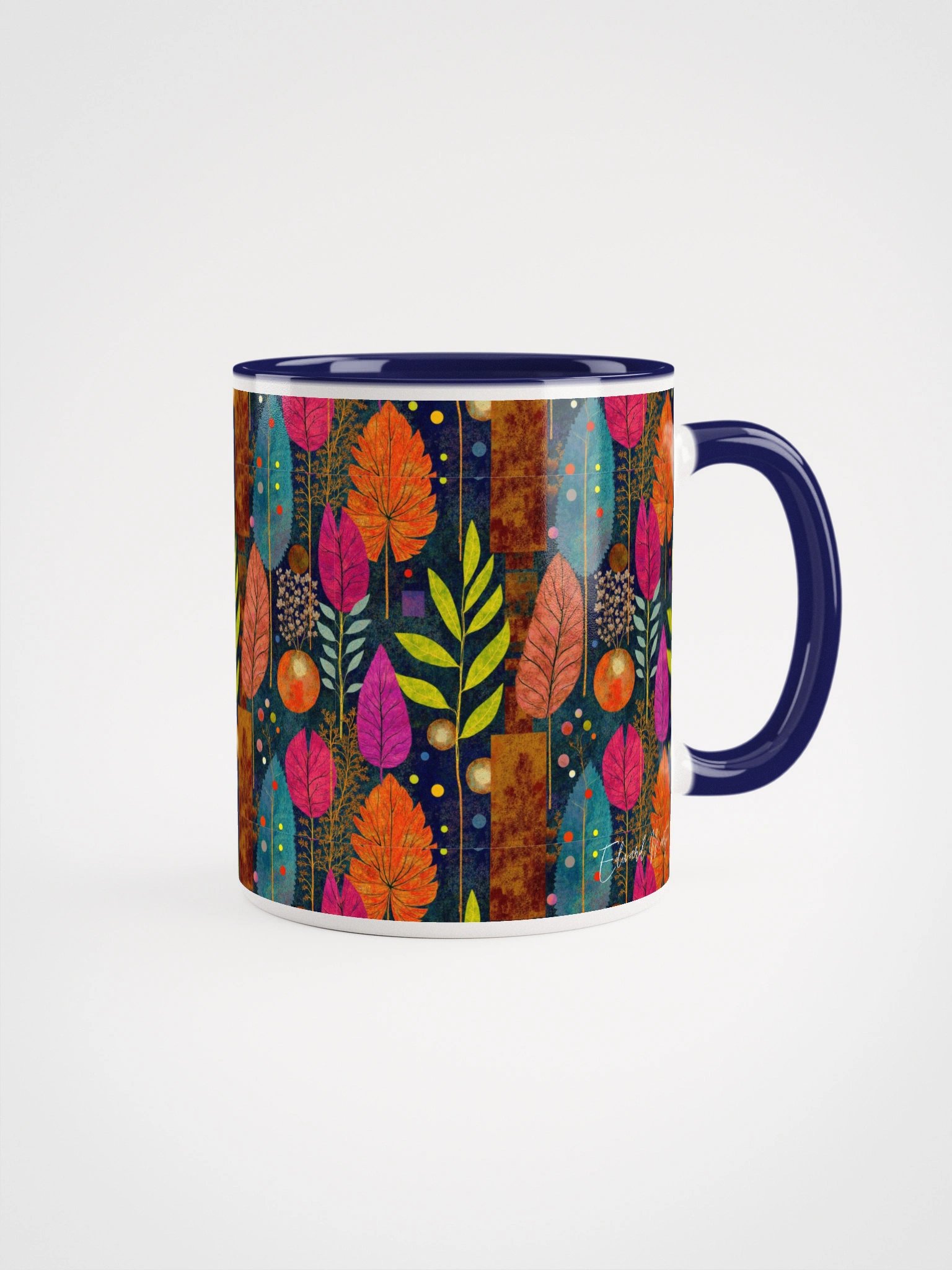 Vibrant Leaves Ceramic Mug product image (5)