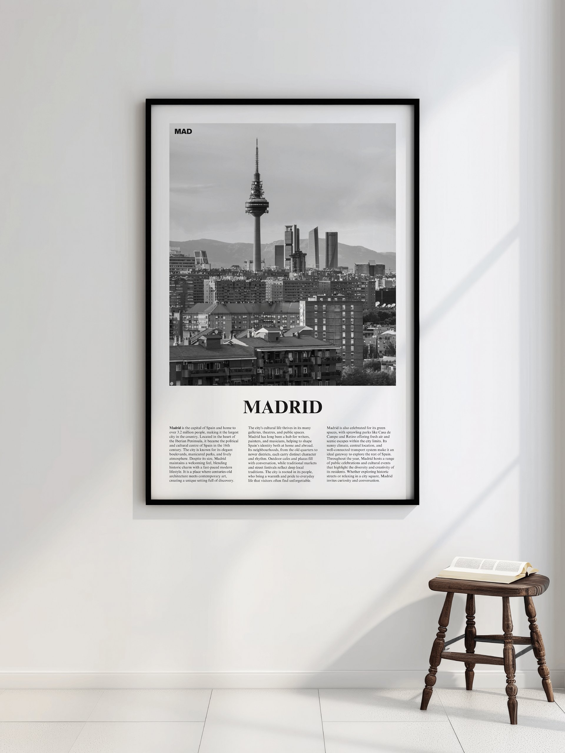 Madrid 02 Newspaper Poster product image (2)