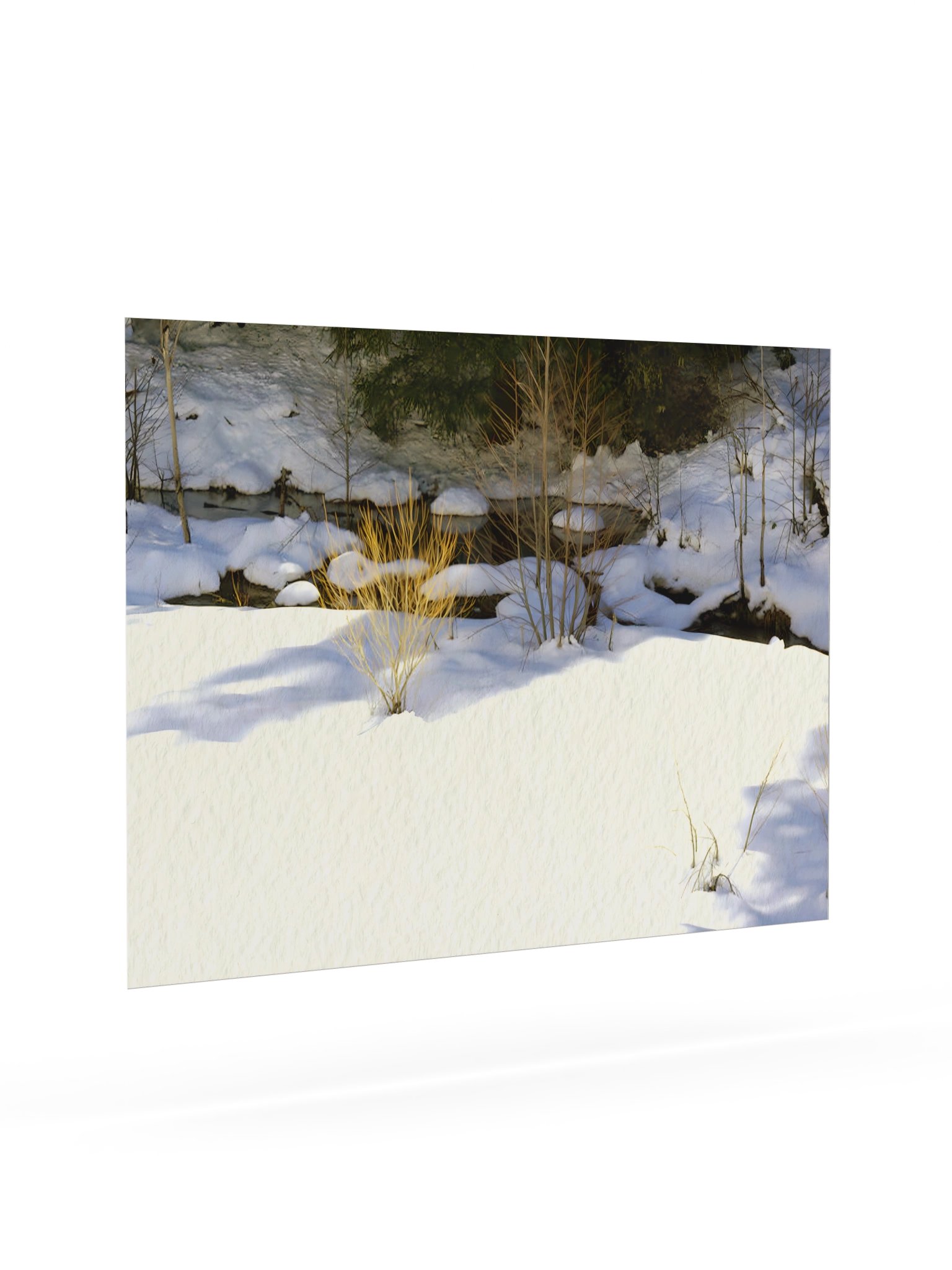 Winter Stream Snowscape Poster product image (60)