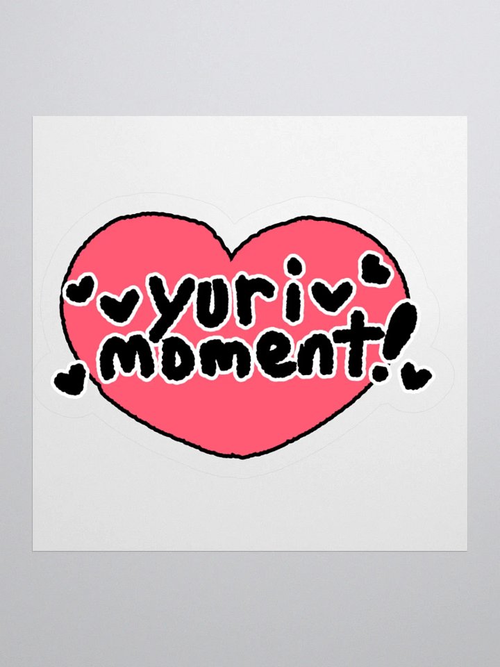YURI MOMENT Kiss Cut Sticker product image (1)