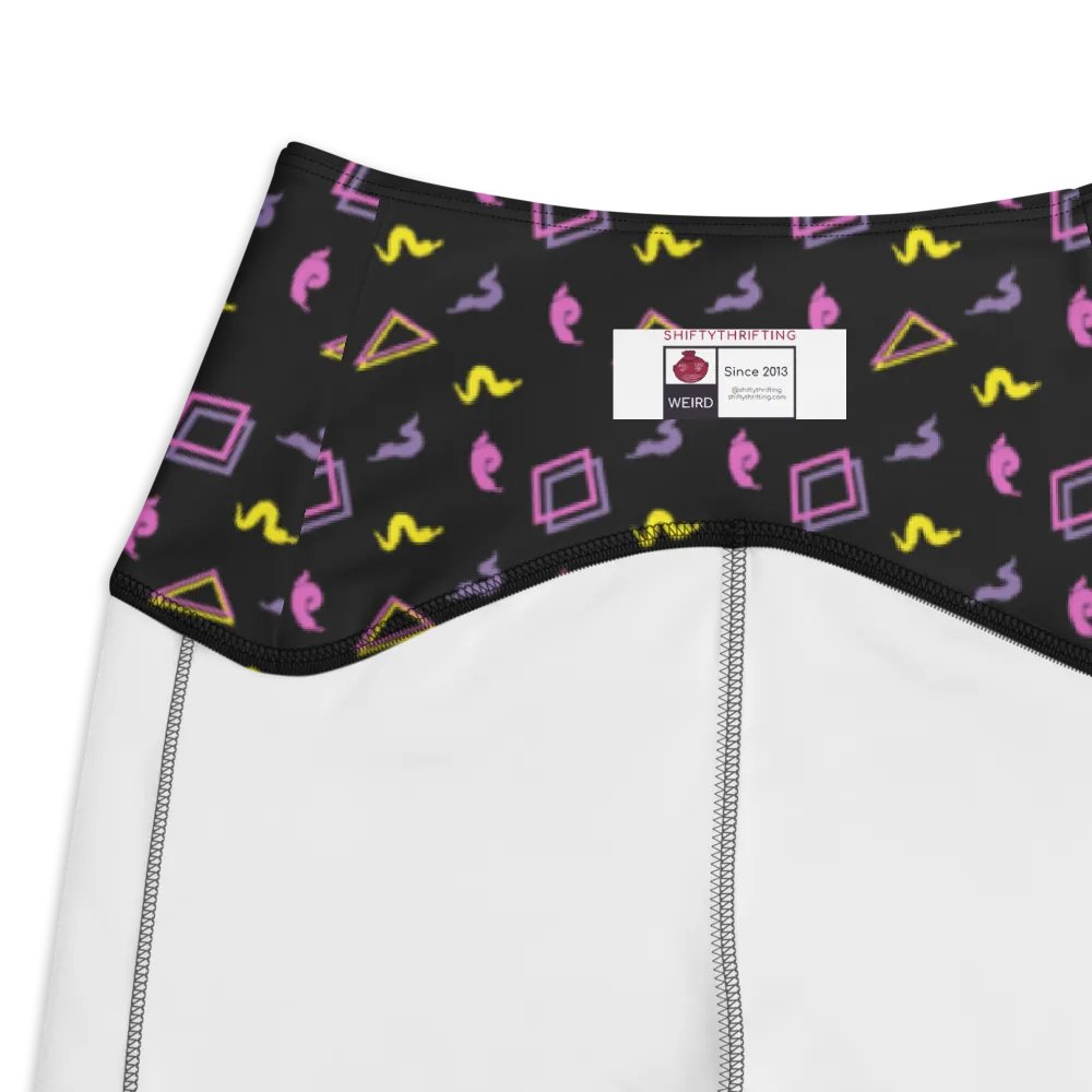 Oh Worm black pattern pocket leggings product image (4)