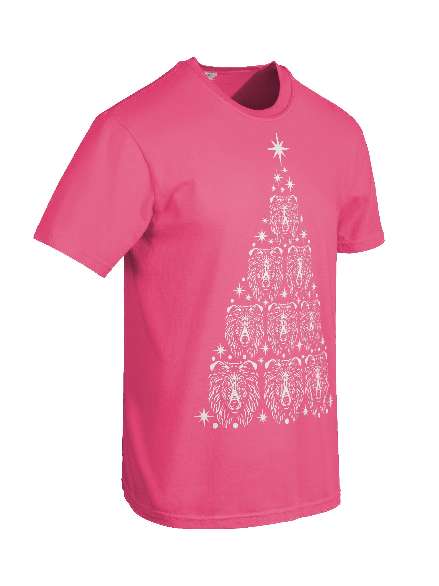 Rough Collie Christmas Tree T-Shirt product image (10)