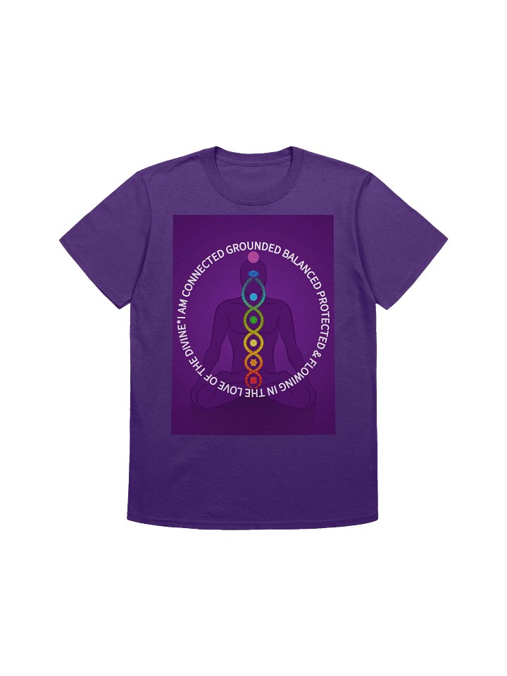Solanas Mantra Chakra Purple Short Sleeve T-Shirt product image (1)
