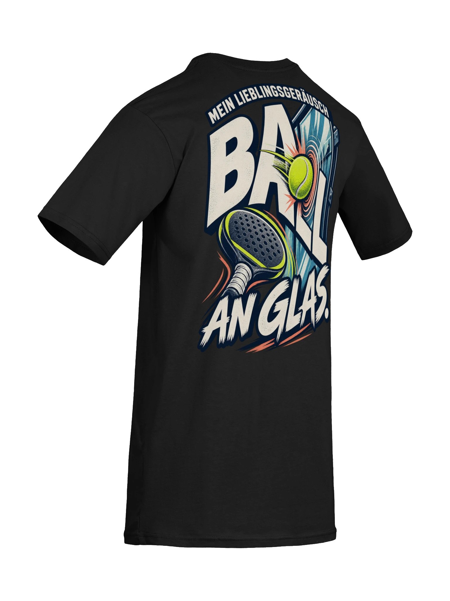 Mein Lieblingsgeräusch: Ball an Glas – Herren Padel T-Shirt product image (34)