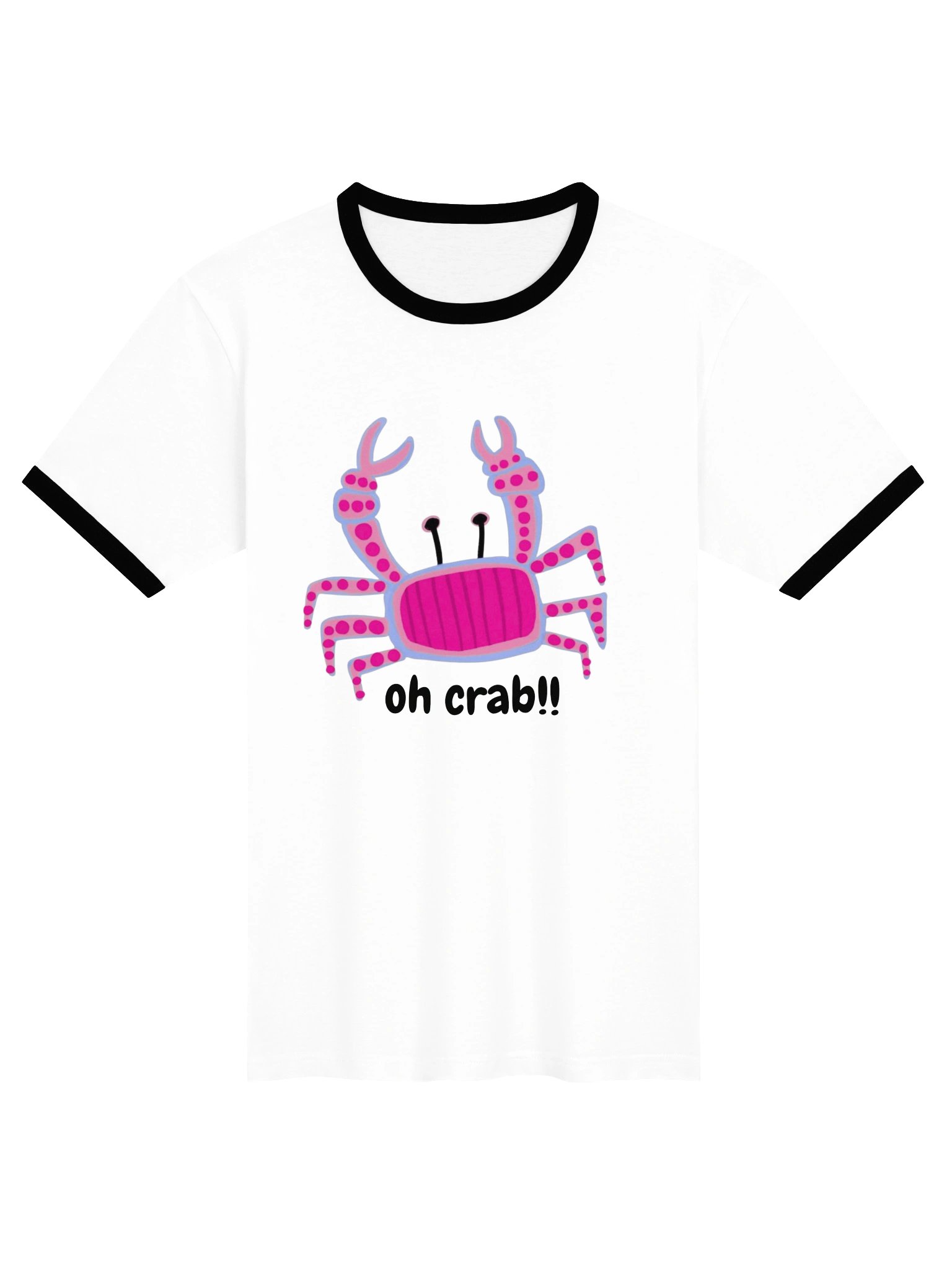 Oh Crab Retro Ringer Tee product image (2)