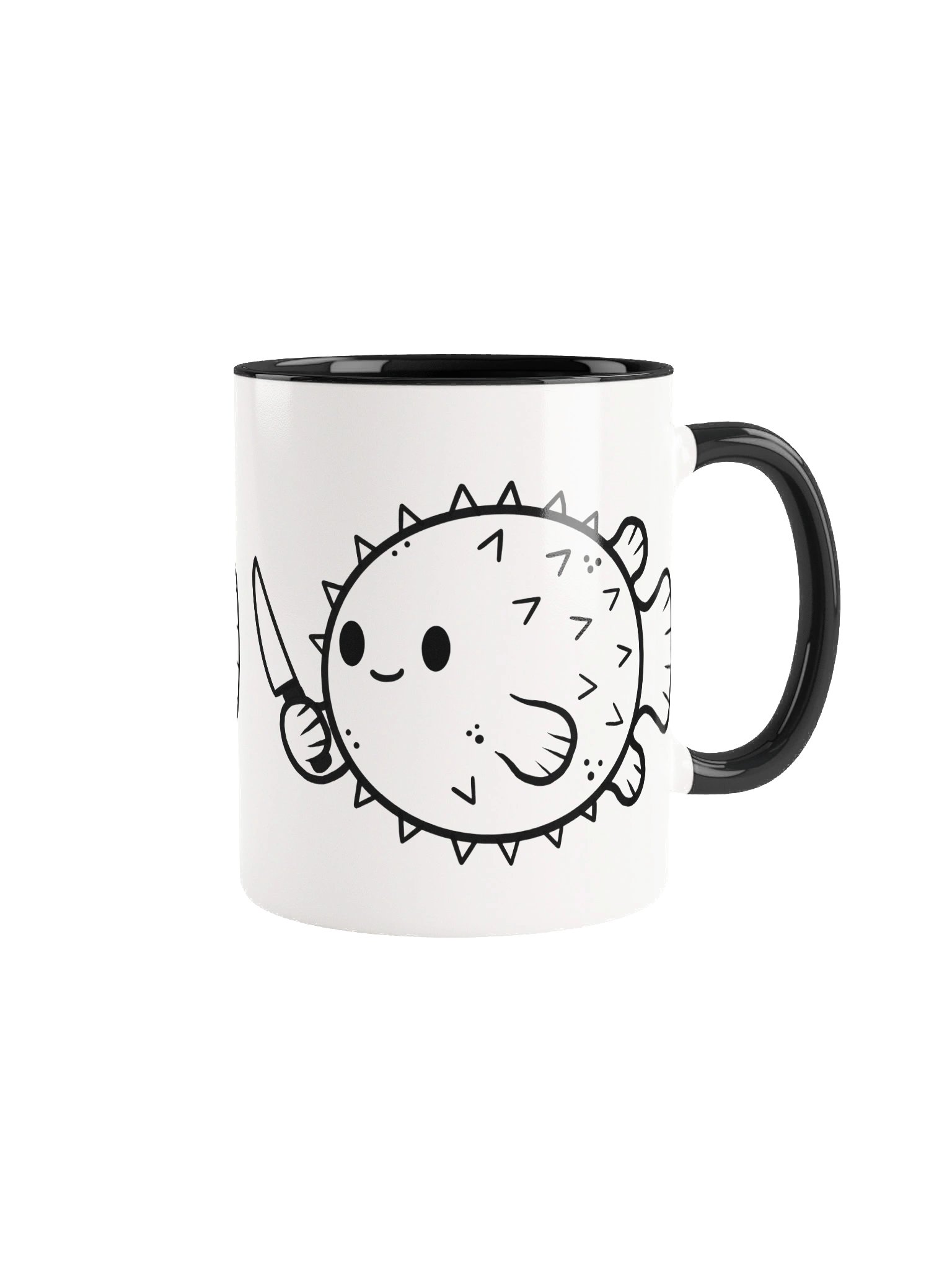 Moody Pufferfish Mug product image (1)