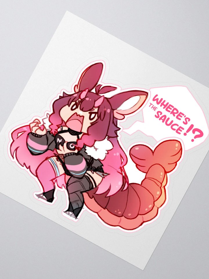 Kaimeriss 'WHERE'S THE SAUCE' Sticker product image (2)